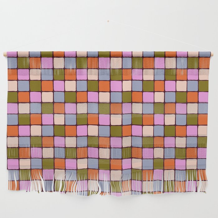 1970s Disco Dancefloor Checkerboard Pattern Wall Hanging Gallery Image 1