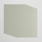 Waves (Linen Sage) Wrapping Paper Gallery Image 3