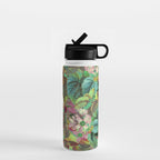 Multicolor Modern Floral Garden Water Bottle Gallery Image 1