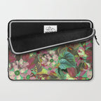 Multicolor Modern Floral Garden Laptop Sleeve Gallery Image 2