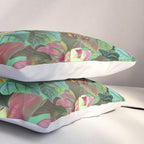 Multicolor Modern Floral Garden Pillow Sham Gallery Image 3