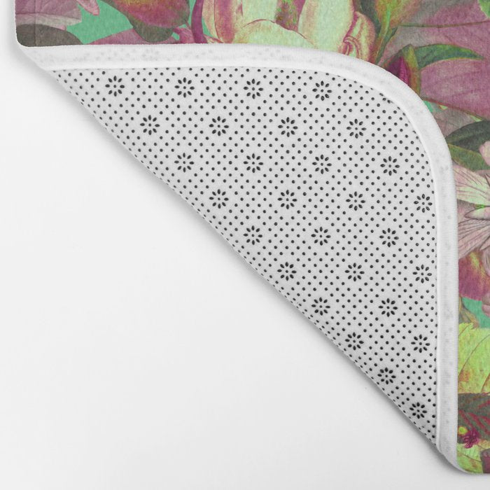Multicolor Modern Floral Garden Bath Mat Gallery Image 2