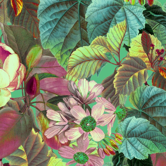 Multicolor Modern Floral Garden Coffee Mug Gallery Image 2