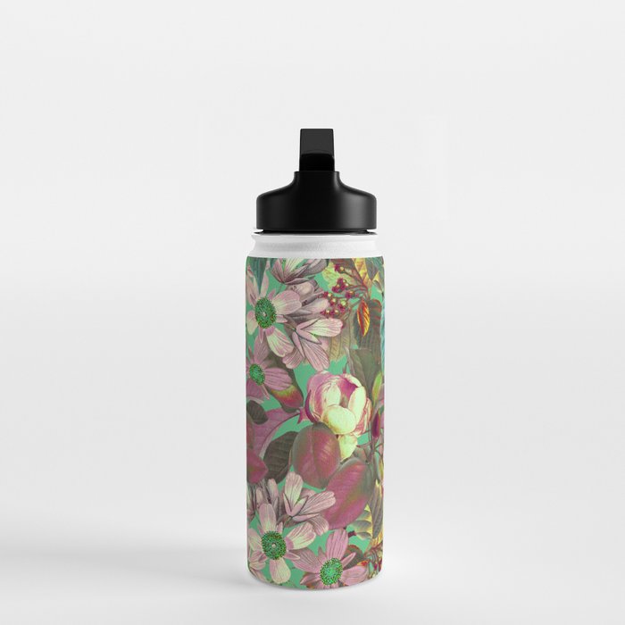 Multicolor Modern Floral Garden Water Bottle Gallery Image 3