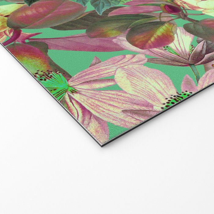 Multicolor Modern Floral Garden Welcome Mat Gallery Image 2