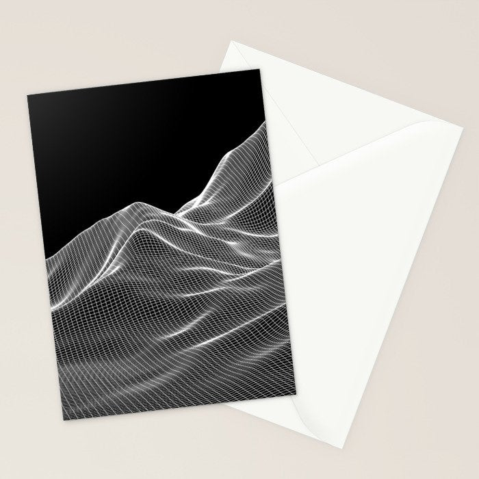 Digital Mountains Stationery Card Gallery Image 2