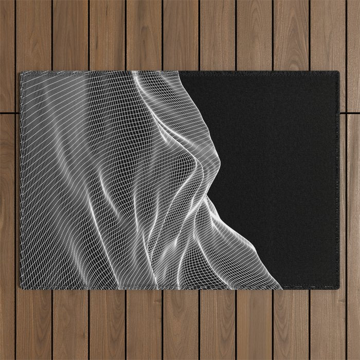 Digital Mountains Outdoor Rug Gallery Image 1