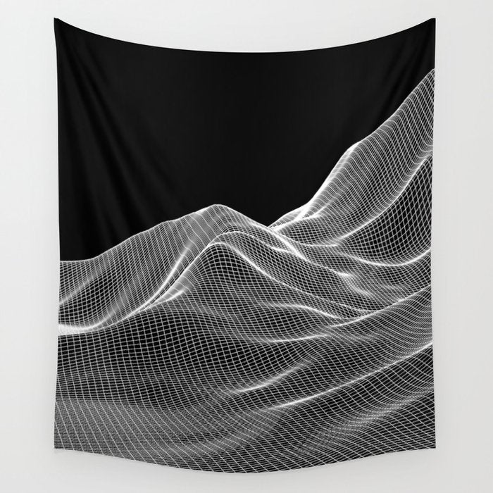 Digital Mountains Wall Tapestry Gallery Image 4