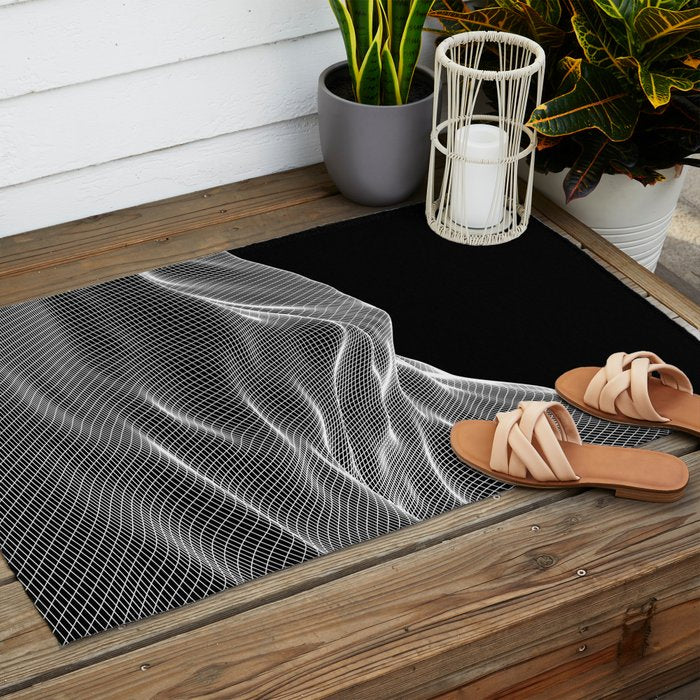 Digital Mountains Outdoor Rug Gallery Image 2