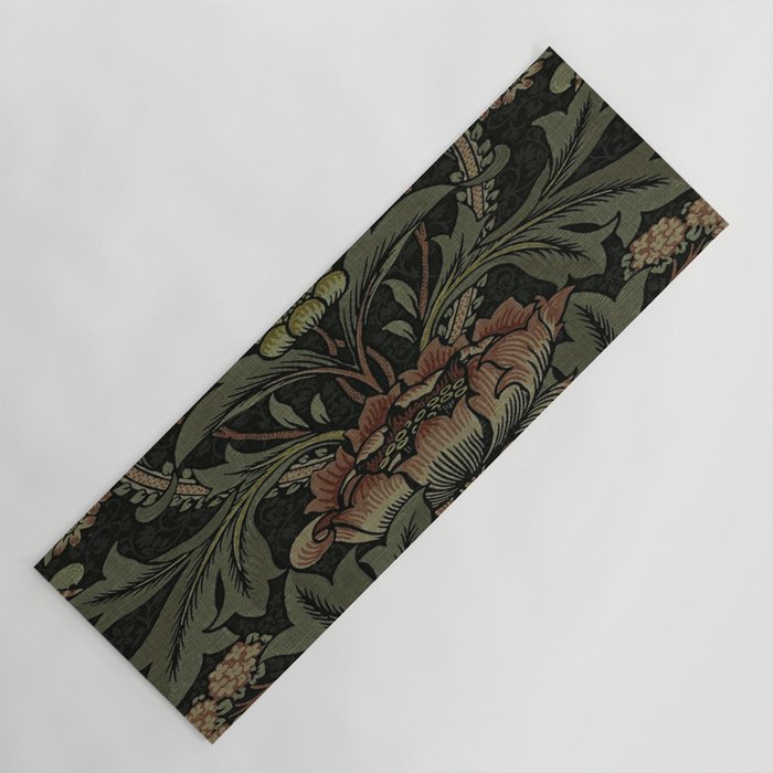 William Morris floral, William Morris fabric design,No.6, Yoga Mat Gallery Image 1