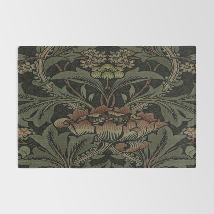 William Morris floral, William Morris fabric design,No.6, Rug Gallery Image 2