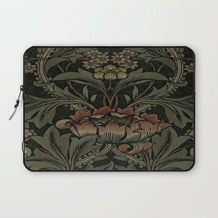 William Morris floral, William Morris fabric design,No.6, Laptop Sleeve Gallery Image 1