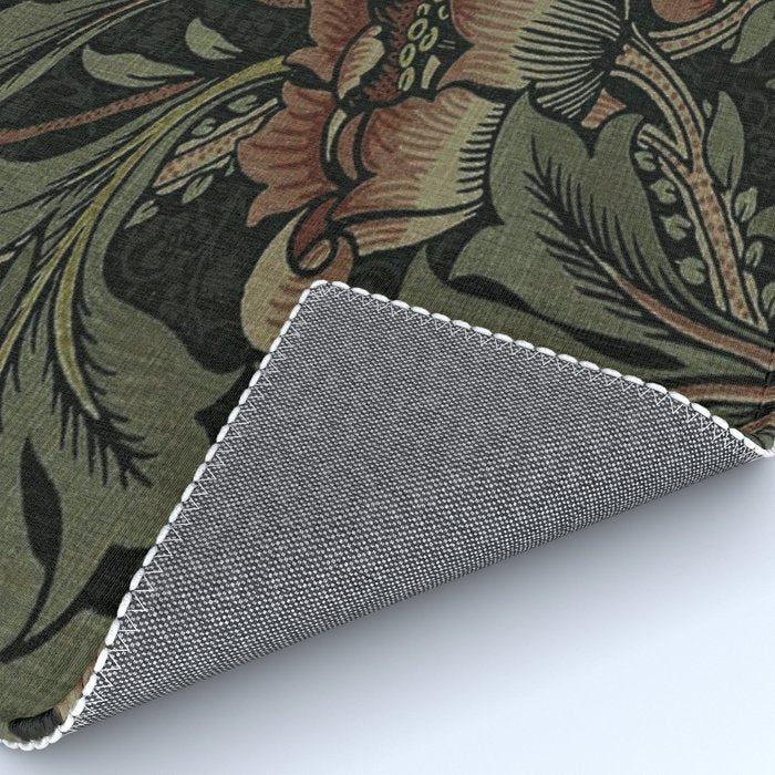 William Morris floral, William Morris fabric design,No.6, Rug Gallery Image 4