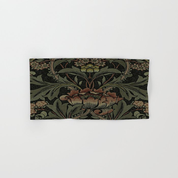 William Morris floral, William Morris fabric design,No.6, Bath Towel Gallery Image 1