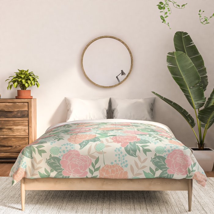 Victorian Garden with Hummingbird Comforter Gallery Image 3