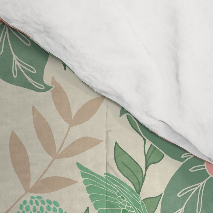 Victorian Garden with Hummingbird Comforter Gallery Image 4