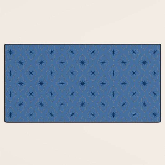 Midnight Moorish Tiles Desk Mat Gallery Image 3