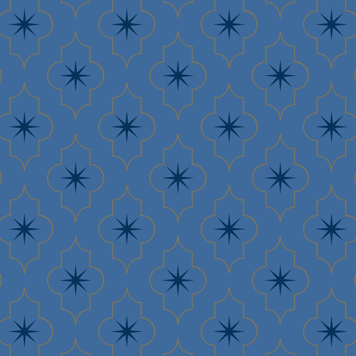 Midnight Moorish Tiles Coffee Mug Gallery Image 2