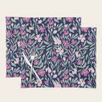 Pink Midnight Bloom Placemat Gallery Image 1