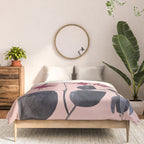 Fuchsia Botanical Drawing Comforter Gallery Image 3