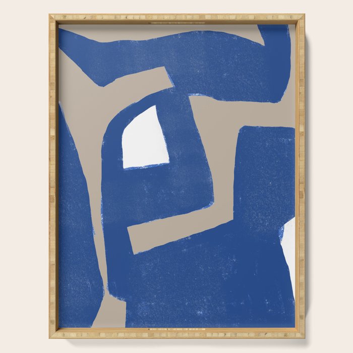 Modern Graphic Art Serving Tray Gallery Image 1