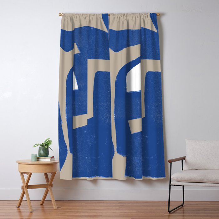 Modern Graphic Art Window Curtain Gallery Image 5