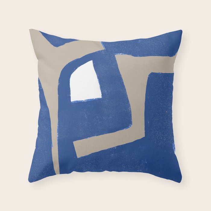 Modern Graphic Art Throw Pillow Gallery Image 6