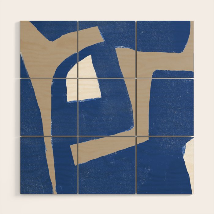 Modern Graphic Art Wood Wall Art Gallery Image 1