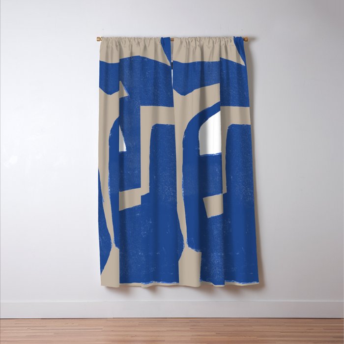 Modern Graphic Art Window Curtain Gallery Image 3