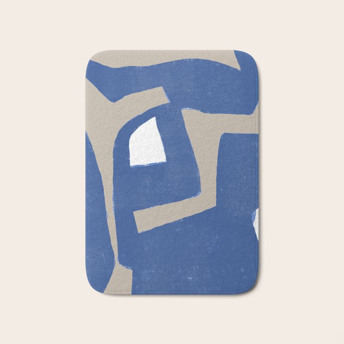 Modern Graphic Art Bath Mat Gallery Image 1
