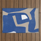 Modern Graphic Art Outdoor Rug Gallery Image 1