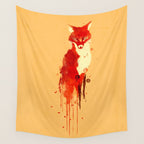 The fox, the forest spirit Wall Tapestry Gallery Image 4