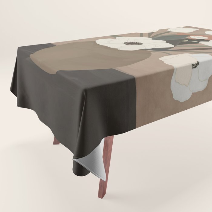 Gently Flowers Tablecloth Gallery Image 1