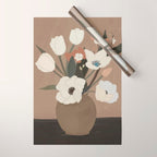 Gently Flowers Wrapping Paper Gallery Image 1