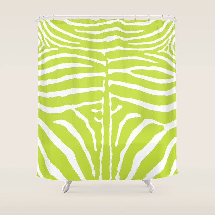 Zebra Wild Animal Print 223 Shower Curtain Gallery Image 1