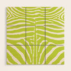 Zebra Wild Animal Print 223 Wood Wall Art Gallery Image 1