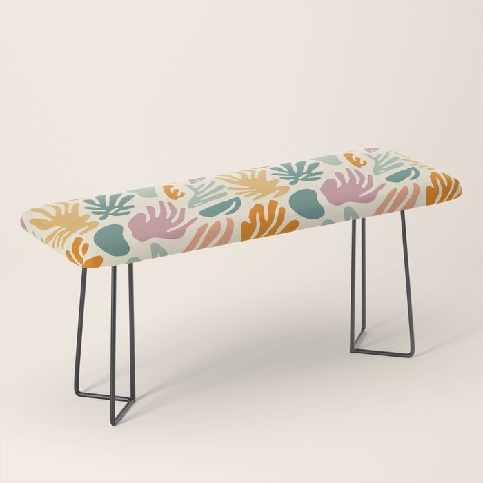 Abstract organic nature shape art pattern Bench Gallery Image 1