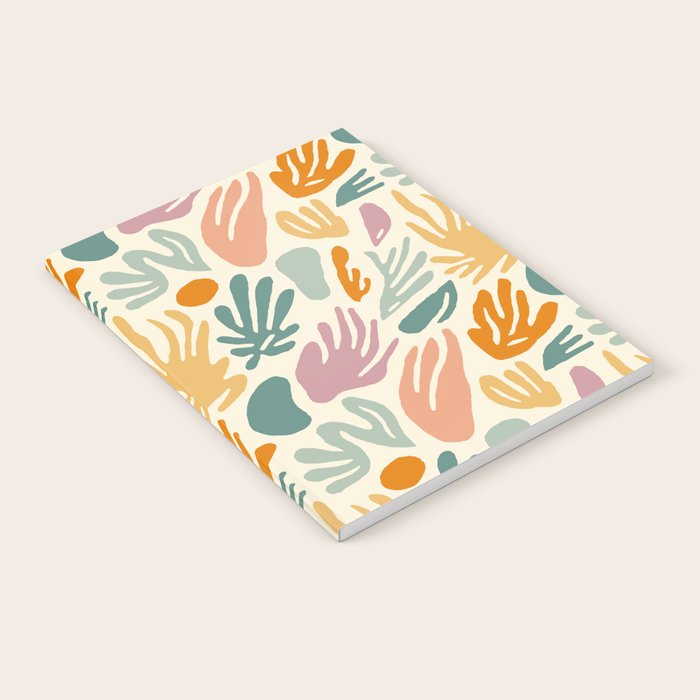 Abstract organic nature shape art pattern Notebook Gallery Image 1
