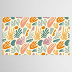 Abstract organic nature shape art pattern Tablecloth Gallery Image 2