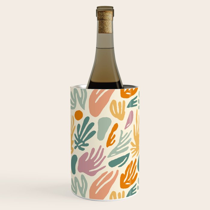 Abstract organic nature shape art pattern Wine Chiller Gallery Image 3