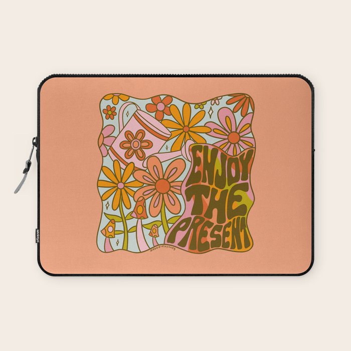 Enjoy the Present Laptop Sleeve Gallery Image 1