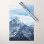 Snowy Mountain Peaks Wrapping Paper Gallery Image 1