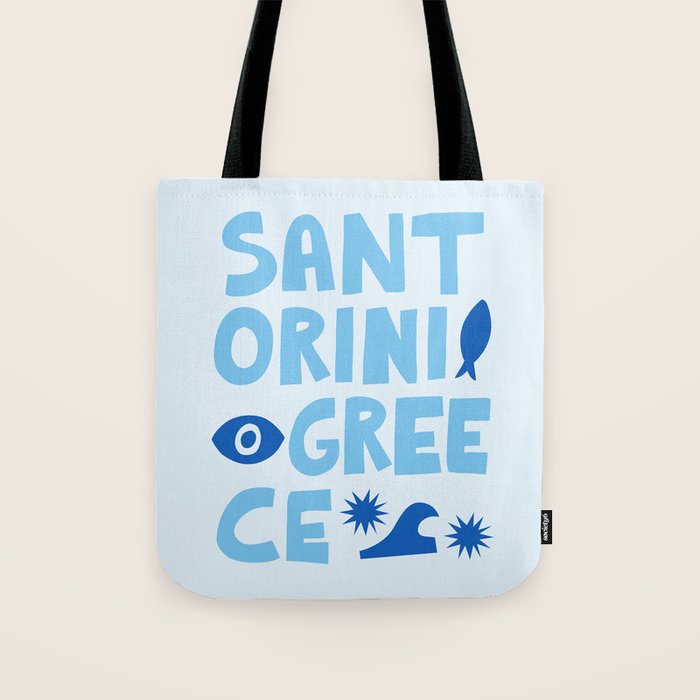 Santorini, Greece: Going Places Tote Bag Gallery Image 1