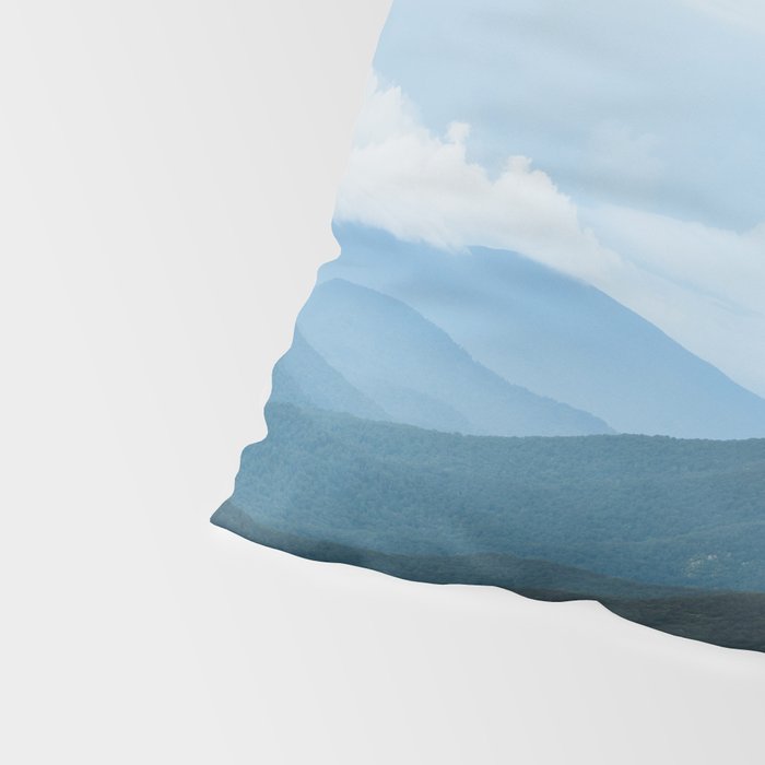 Blue Ridge Mountain Magick Digital Nature Landscape Photography Pillow Sham Gallery Image 4