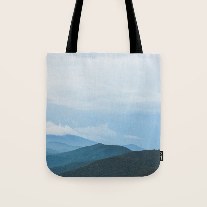 Blue Ridge Mountain Magick Digital Nature Landscape Photography Tote Bag Gallery Image 1