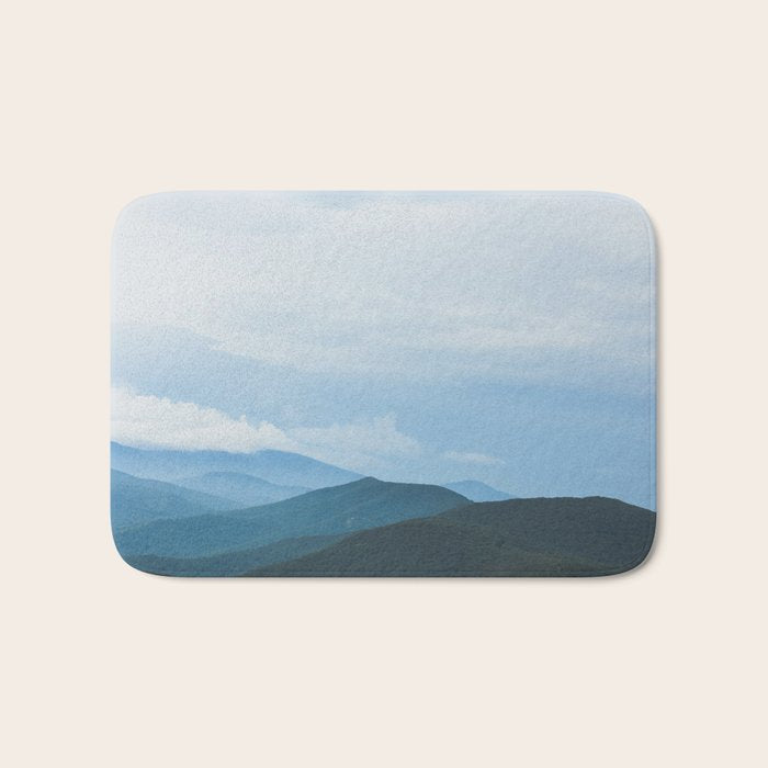 Blue Ridge Mountain Magick Digital Nature Landscape Photography Bath Mat Gallery Image 1