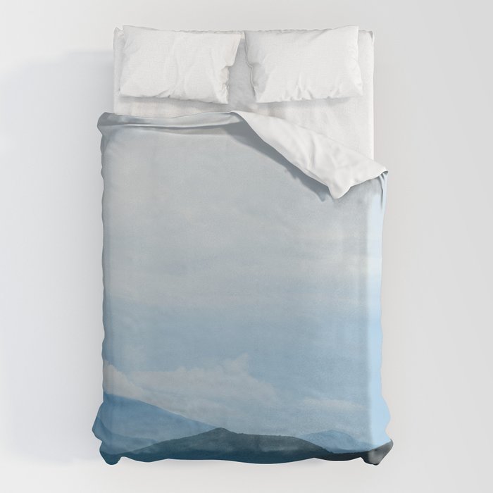 Blue Ridge Mountain Magick Digital Nature Landscape Photography Duvet Cover Gallery Image 6
