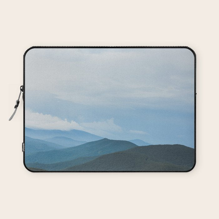 Blue Ridge Mountain Magick Digital Nature Landscape Photography Laptop Sleeve Gallery Image 1