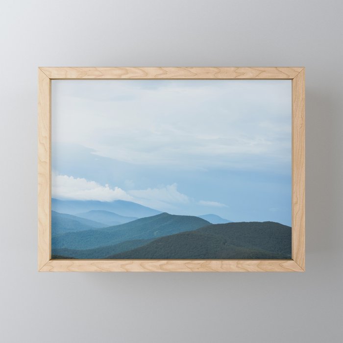 Blue Ridge Mountain Magick Digital Nature Landscape Photography Mini Art Print Gallery Image 1