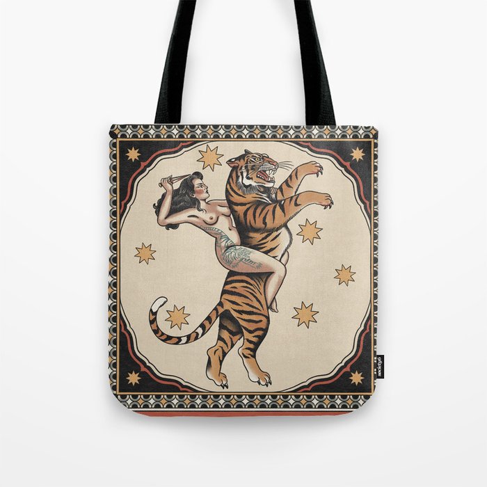 Amazona (tattooed) Tote Bag Gallery Image 1